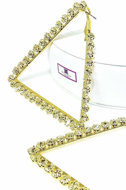 image-Hoops - Bermuda Triangle Earrings