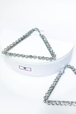 image-Hoops - Bermuda Triangle Earrings
