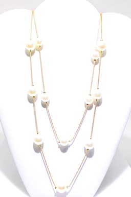 image-Necklace - Faith & Pearls