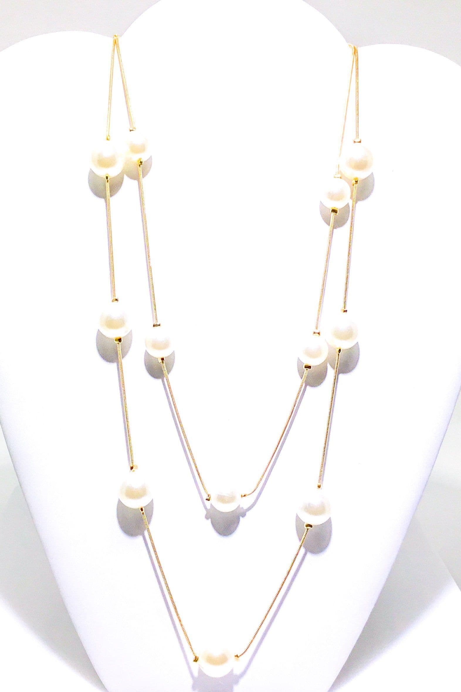 image-Necklace - Faith & Pearls