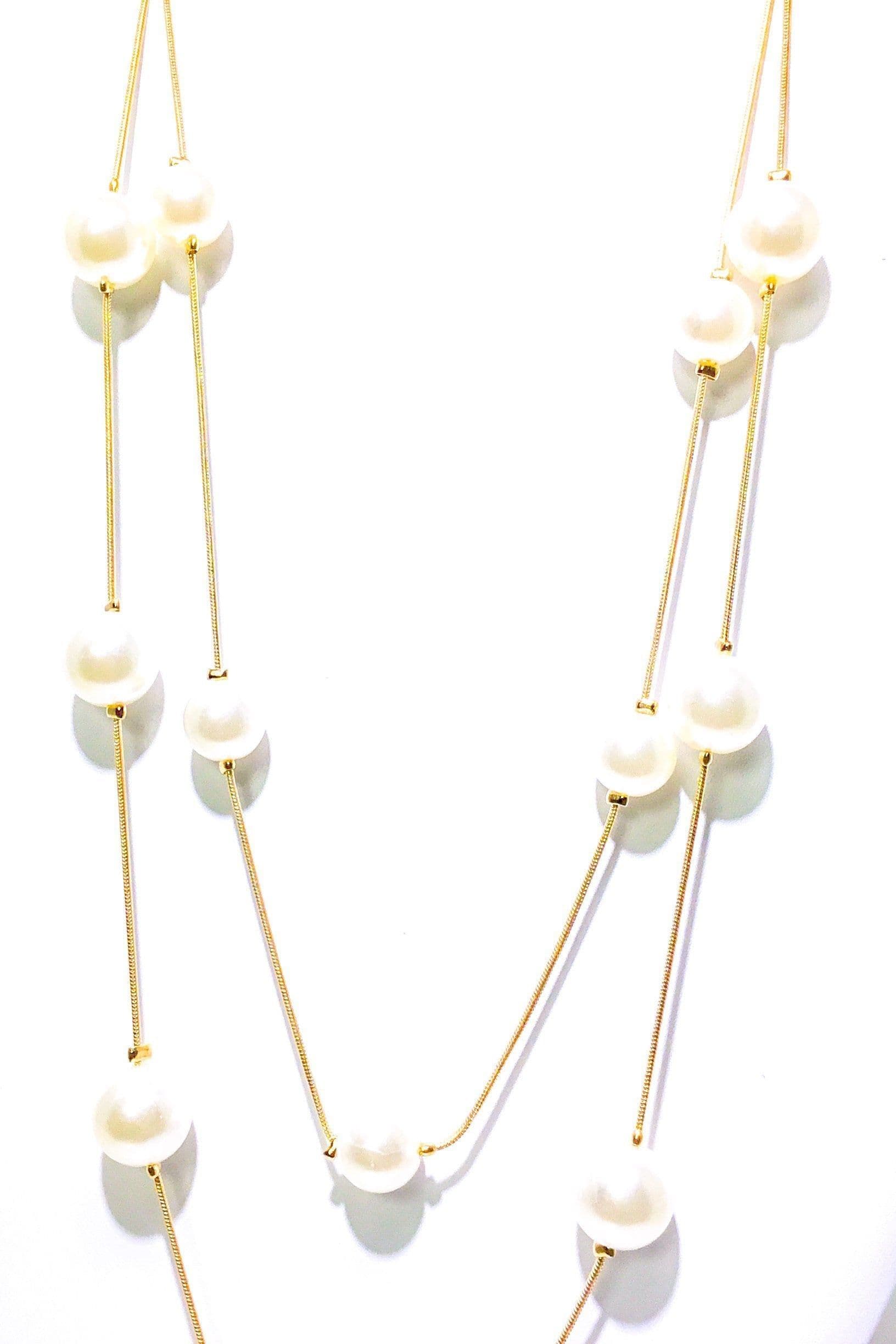 image-Necklace - Faith & Pearls