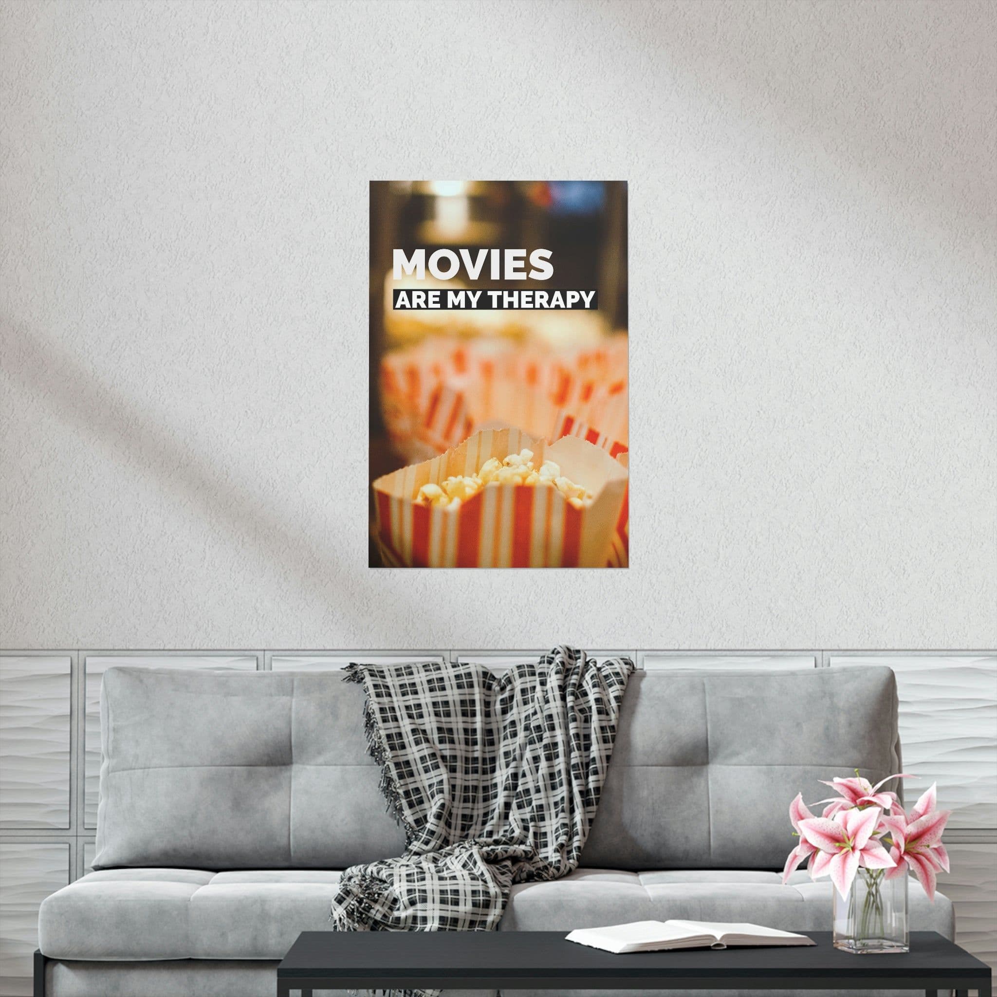 image-Movies Are My Therapy Poster
