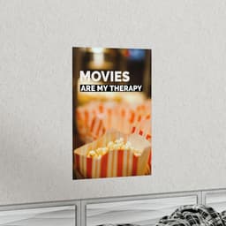 image-Movies Are My Therapy Poster