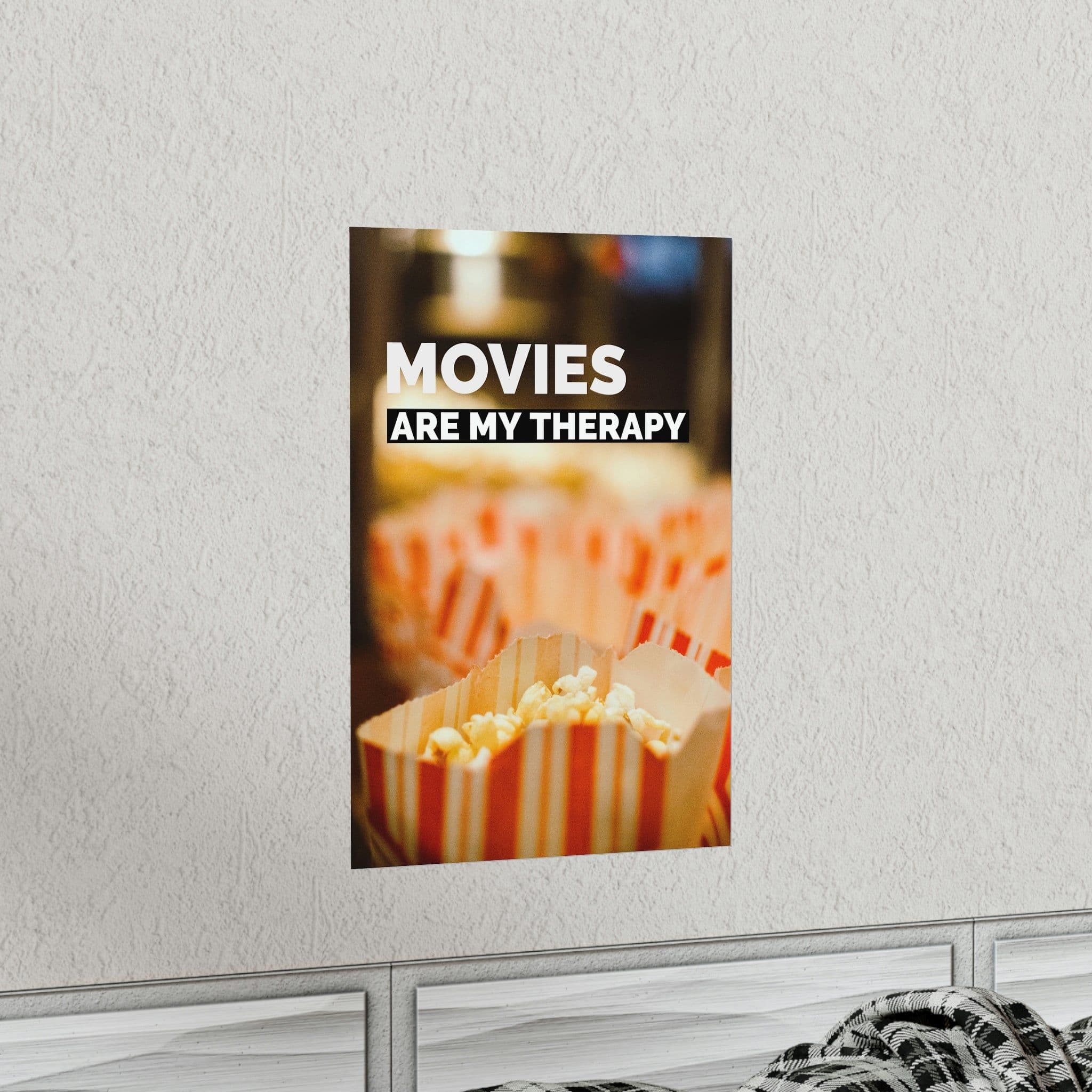 image-Movies Are My Therapy Poster