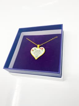 image-Necklace - To My Wife, I Love You Heart Keepsake