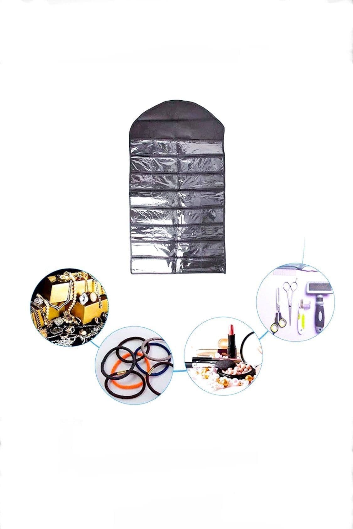 image-Organizer - Get 2 - 32 Pocket Hanging Closet Accessory