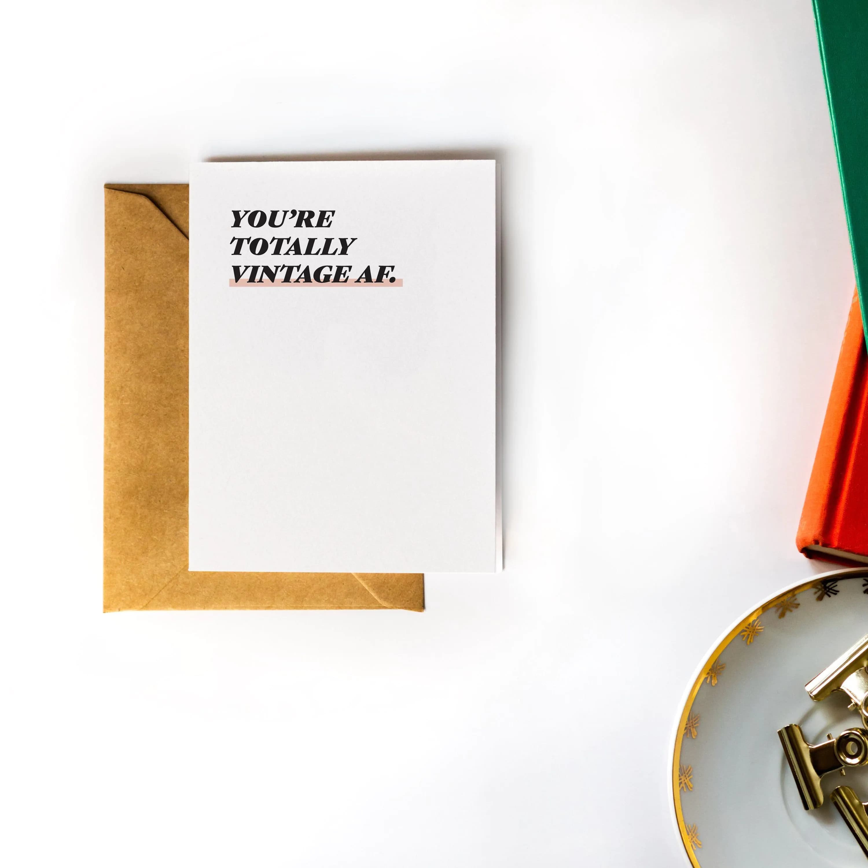 image-Your Totally Vintage AF Birthday Card