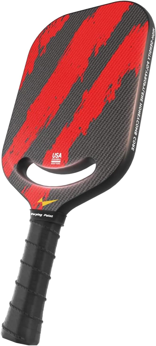 image-Warping Point Ascent Pickleball Paddle Aerothroat 13mm