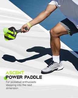 image-Ascent Control Green Pickleball Paddle 16mm