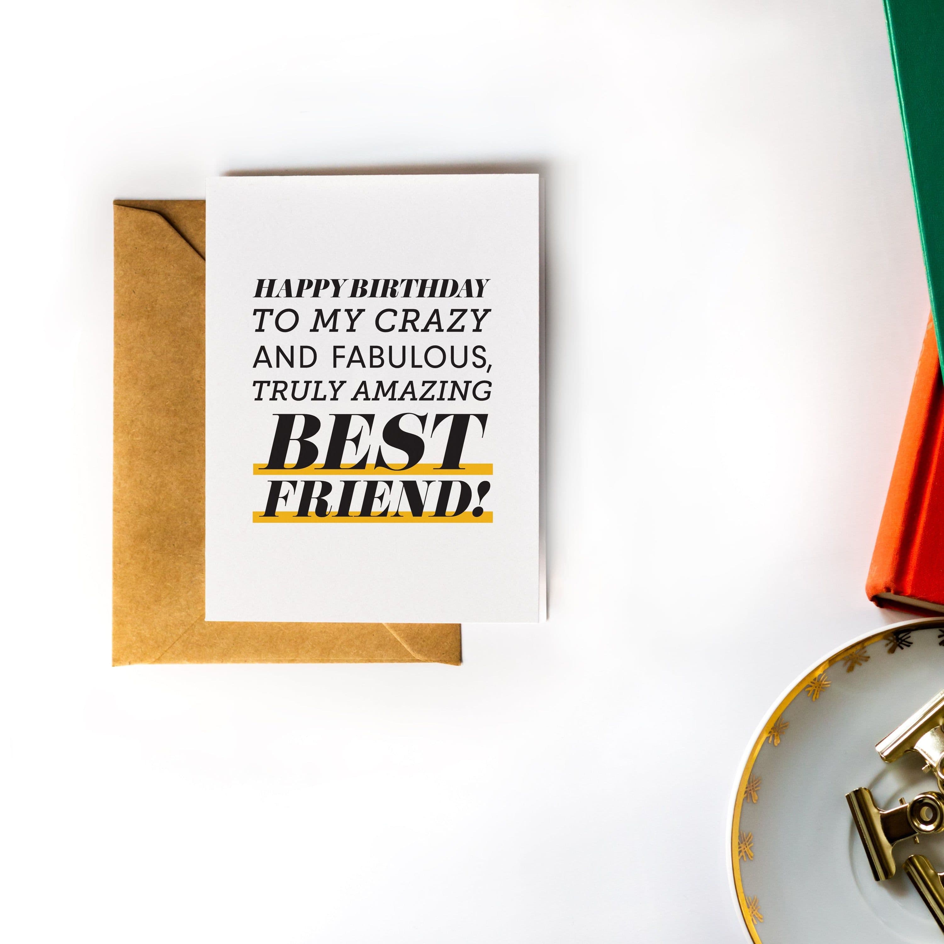 image-Happy Birthday to My Best Friend Birthday Greeting Card