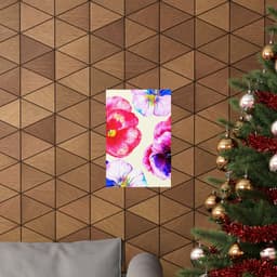 image-Vibrant Floral Poster