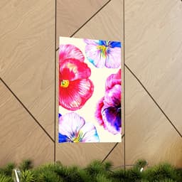 image-Vibrant Floral Poster