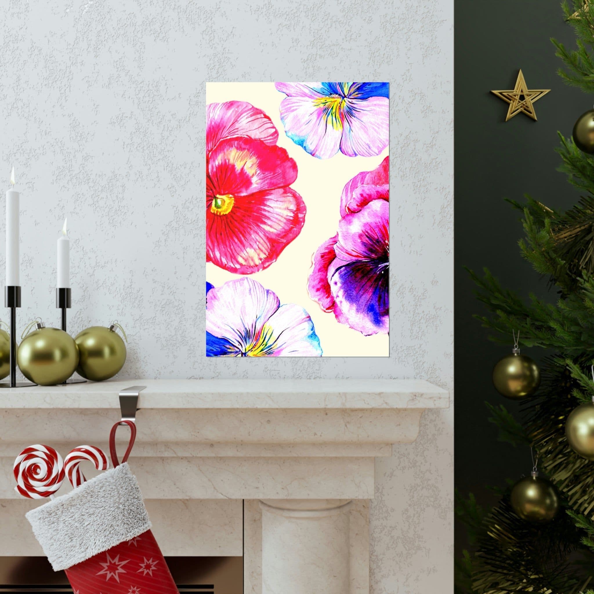 image-Vibrant Floral Poster