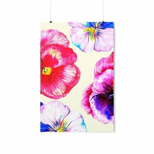image-Vibrant Floral Poster