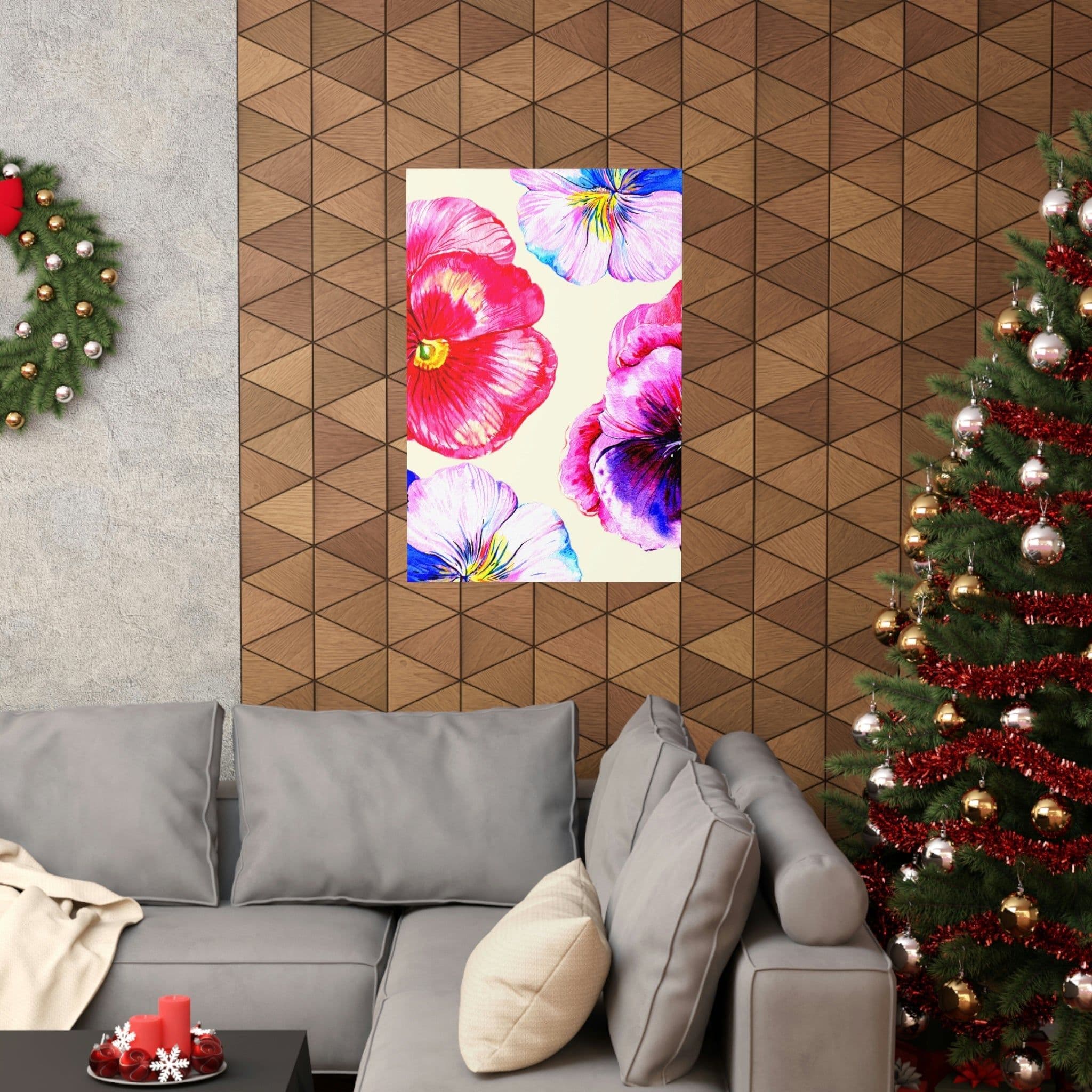 image-Vibrant Floral Poster