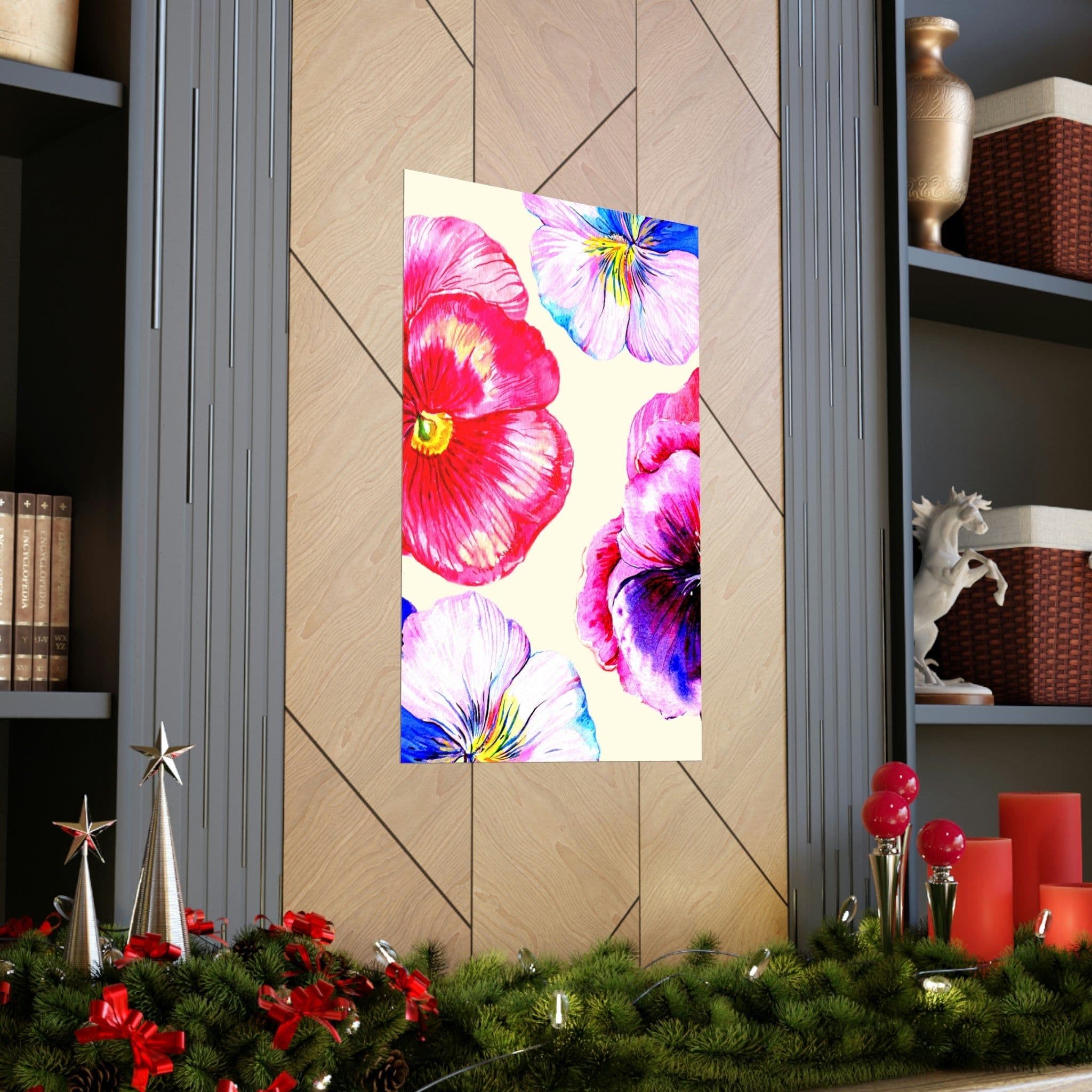 image-Vibrant Floral Poster