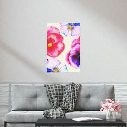 image-Vibrant Floral Poster