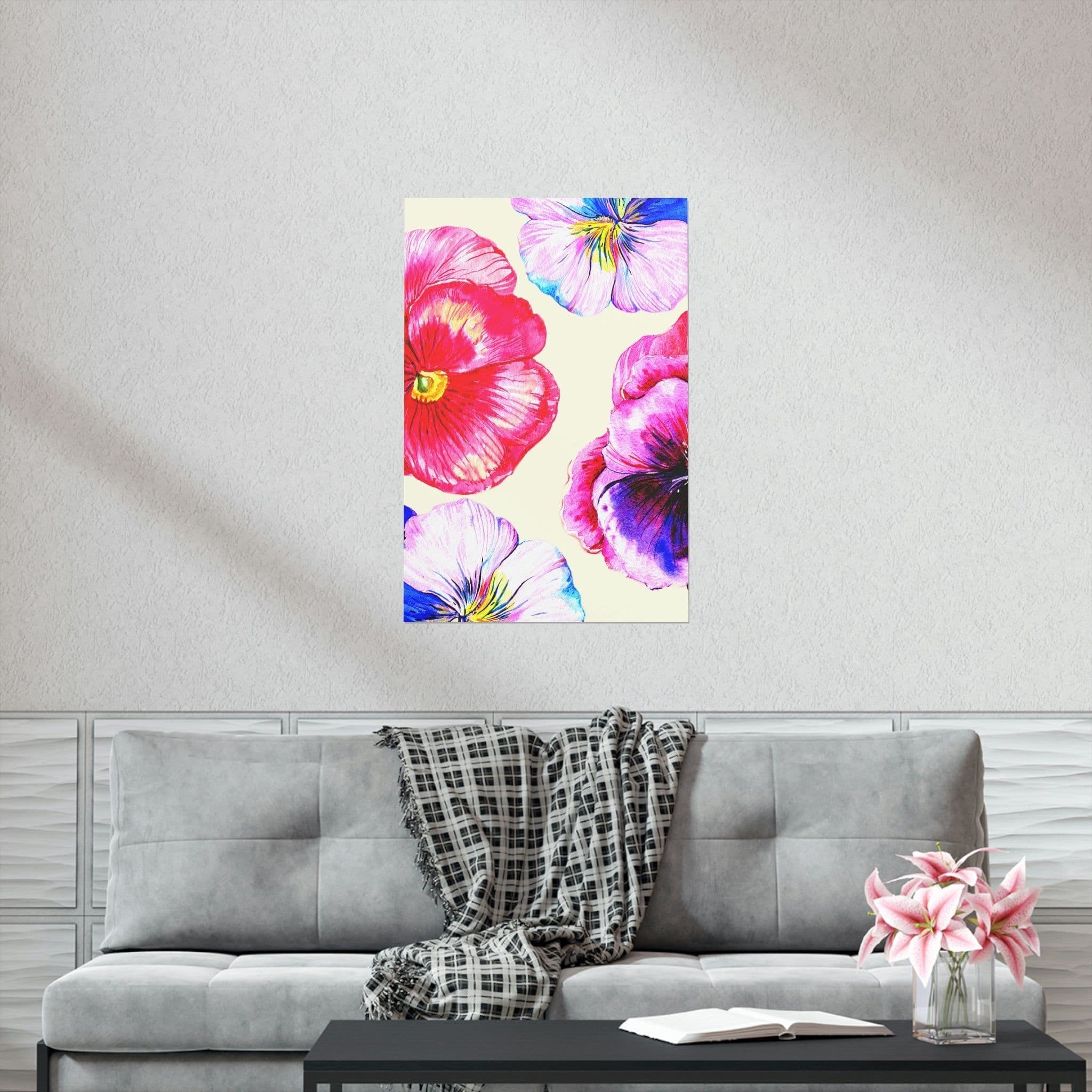 image-Vibrant Floral Poster