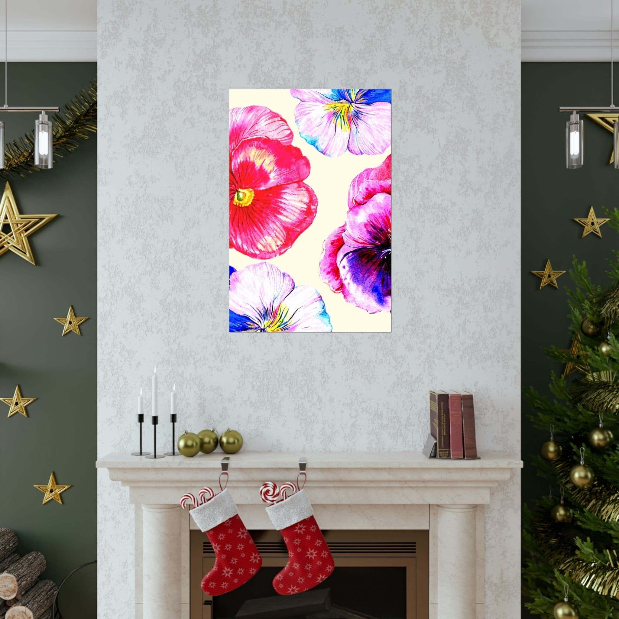 image-Vibrant Floral Poster