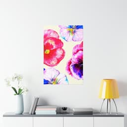 image-Vibrant Floral Poster