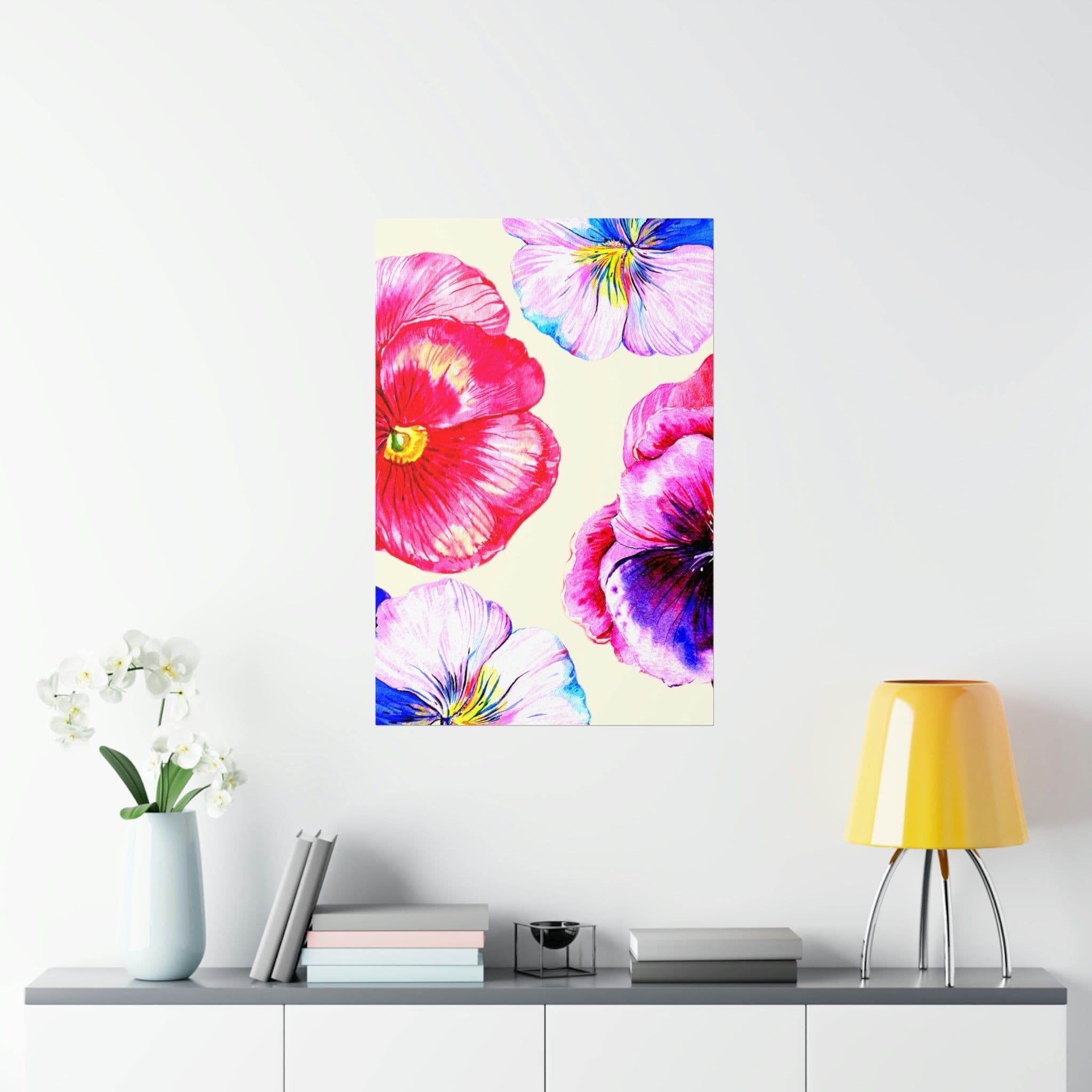 image-Vibrant Floral Poster