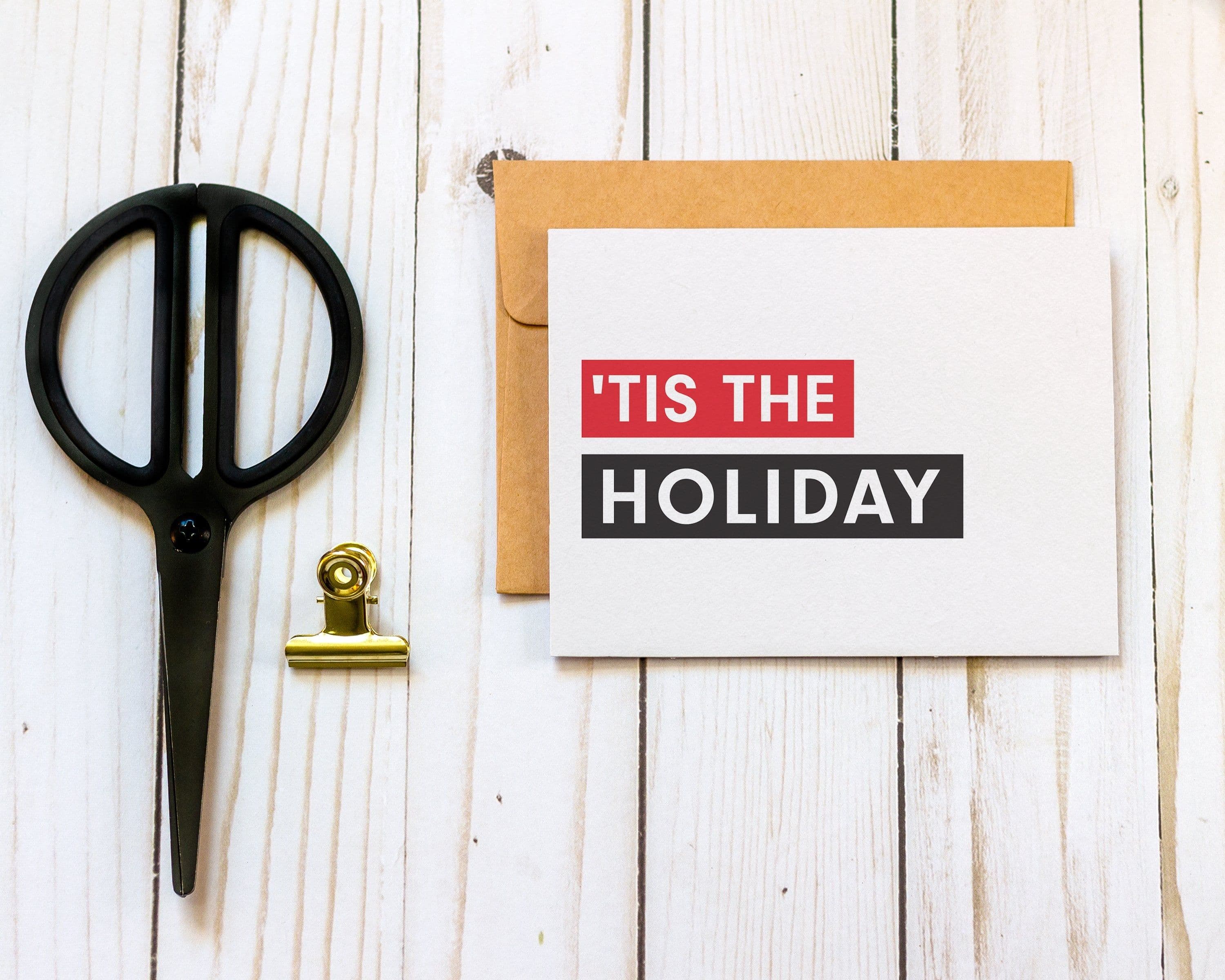 image-'Tis the Holidays - Holiday Note Card