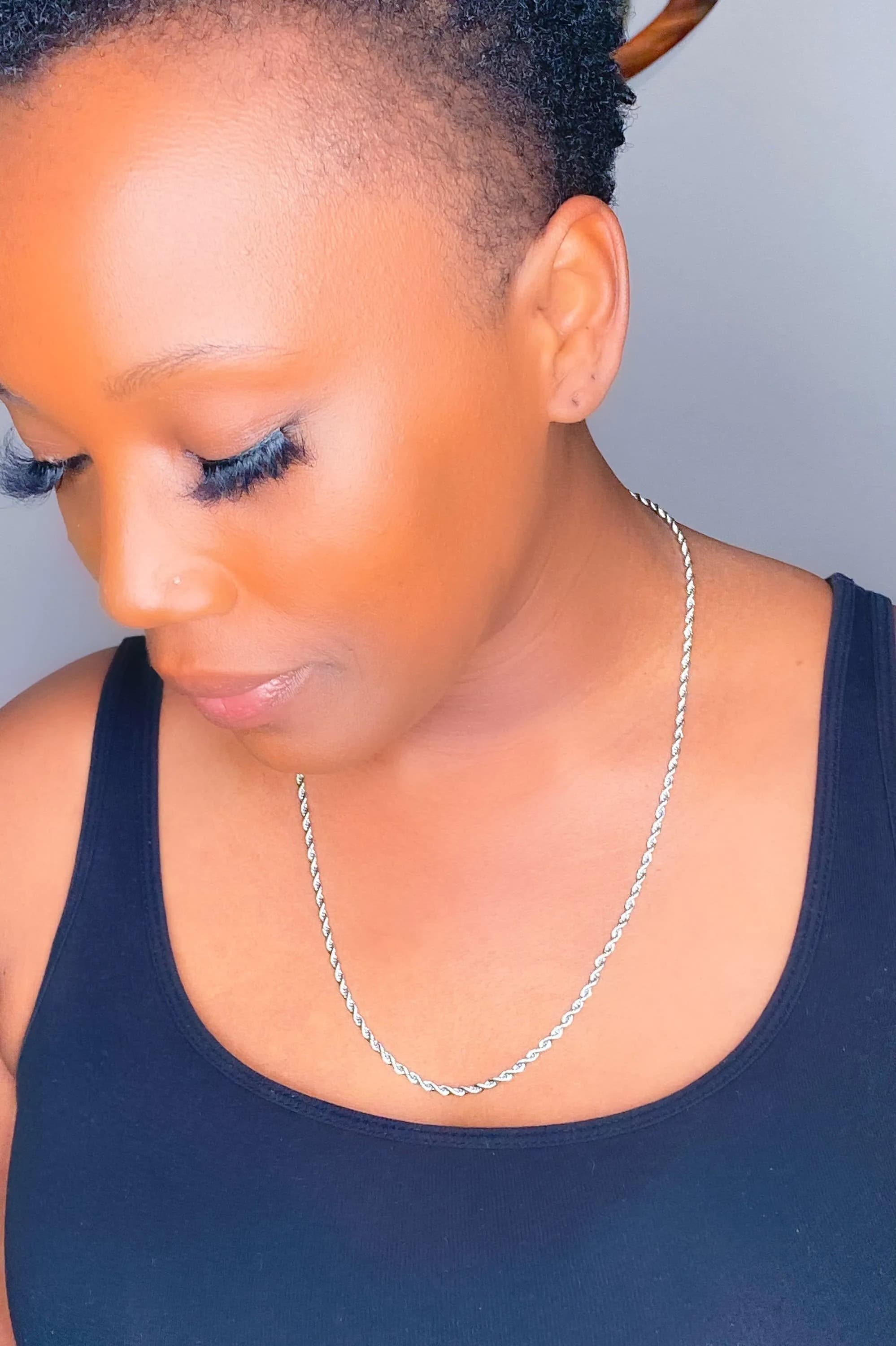 image-Necklace - Unisex Rope Chain Silver