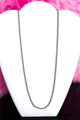 image-Necklace - Unisex Rope Chain Silver