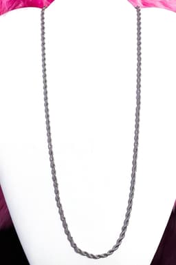 image-Necklace - Unisex Rope Chain Silver