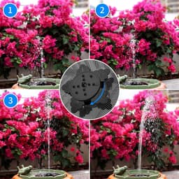 image-3W Solar Water Fountain 3-in-1 Floating Fountain