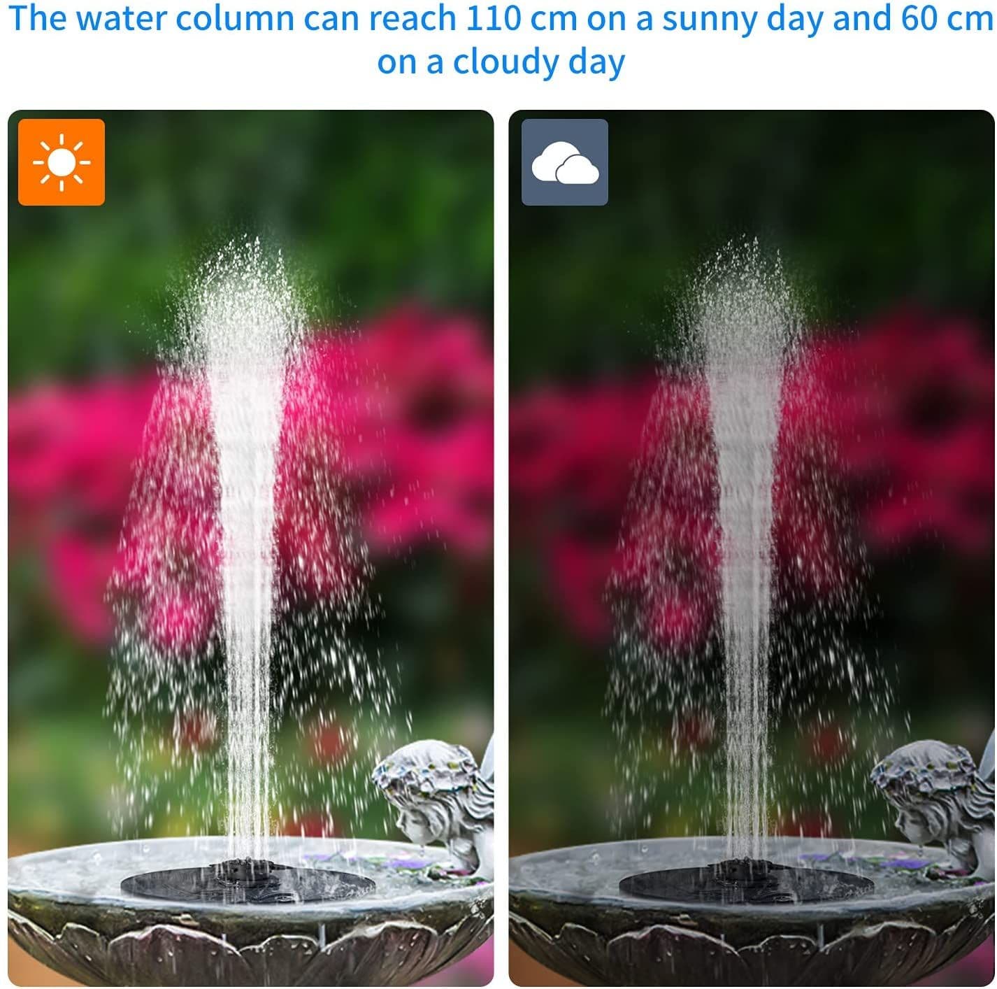 image-3W Solar Water Fountain 3-in-1 Floating Fountain