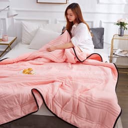 image-New Washed Cotton Children's Air Conditioning Quilt - Summer Thin Quilt