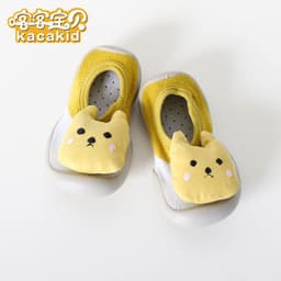 image-Non-slip children's soft-soled shoes, baby indoor shoes, outdoor rubber-soled children's shoes, Kacakid doll toddler shoes