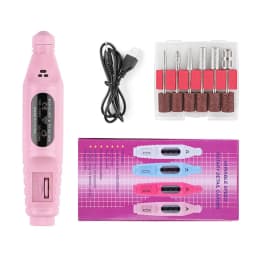 image-Electric Nail Drill Machine 20000RPM Professional Nail File Kit