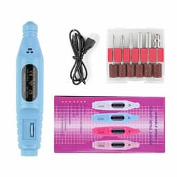 image-Electric Nail Drill Machine 20000RPM Professional Nail File Kit