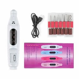 image-Electric Nail Drill Machine 20000RPM Professional Nail File Kit