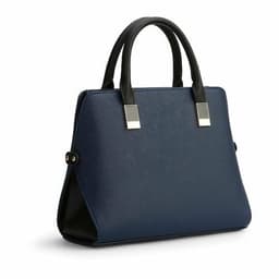 image-High Quality PU Leather Solid Color Handbag For Ladies