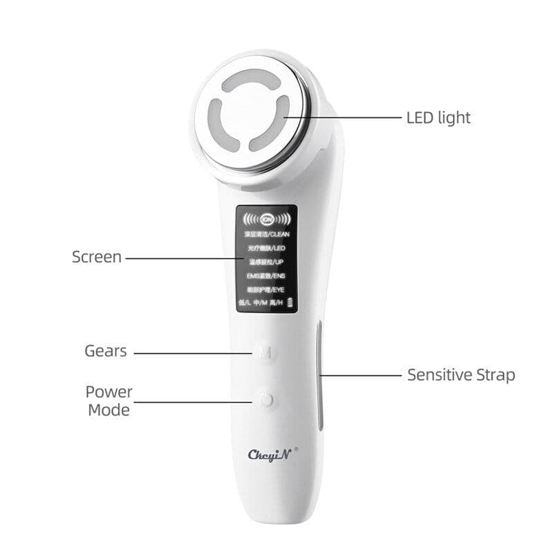 image-5 In 1 EMS Facial Beauty machine Skin Care Tool Electroporation