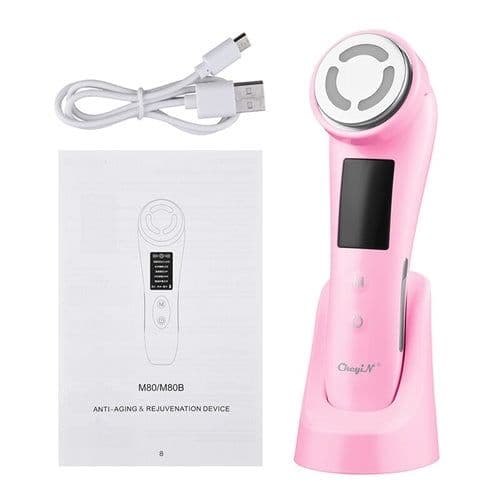 image-5 In 1 EMS Facial Beauty machine Skin Care Tool Electroporation