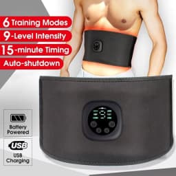 image-EMS Fitness Trainer Belt Waist Support Training Device