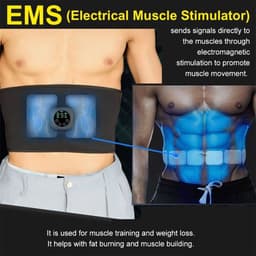 image-EMS Fitness Trainer Belt Waist Support Training Device