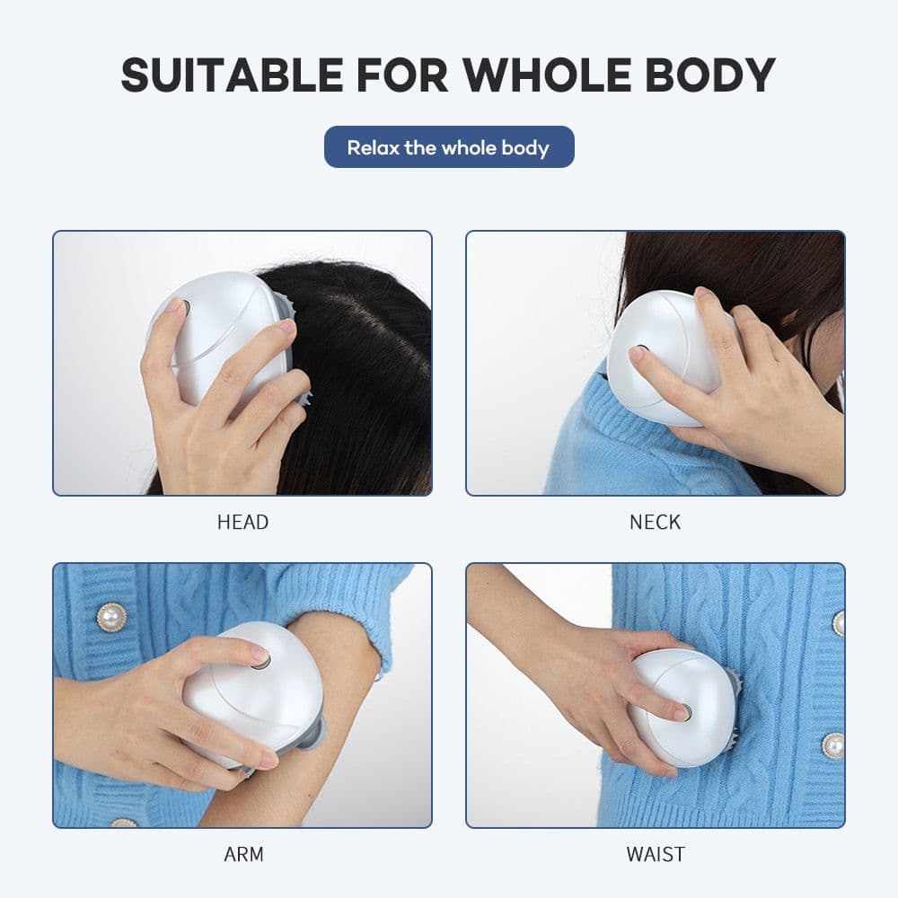 image-Electric Scalp Head Massager Relax Antistress Body Massage
