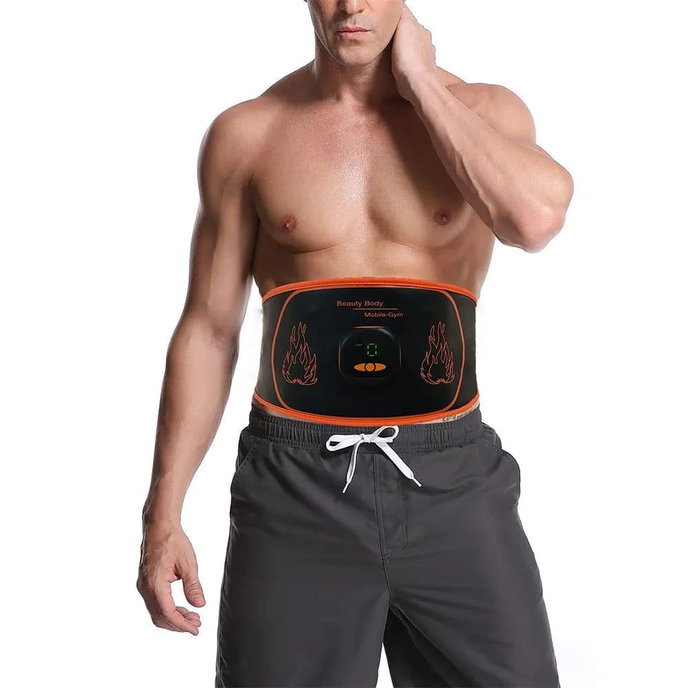 image-EMS Massage Belt Fitness Slimming Electrical Belly Muscle Stimulator
