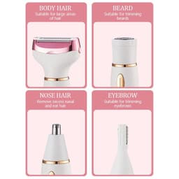 image-Female Hair Removal Device - Shaver Nose Hair Removal Device Underarm