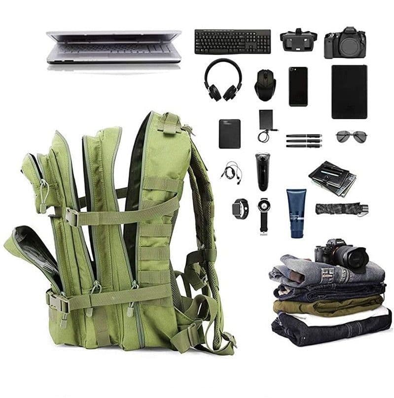 image-Army Military Tactical Backpack Large Hiking Backpacks Bags Business