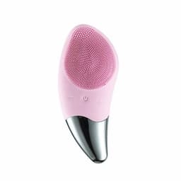 image-Mini Electric Facial Cleansing Brush Silicone Sonic Face Cleaner Deep