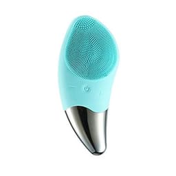 image-Mini Electric Facial Cleansing Brush Silicone Sonic Face Cleaner Deep