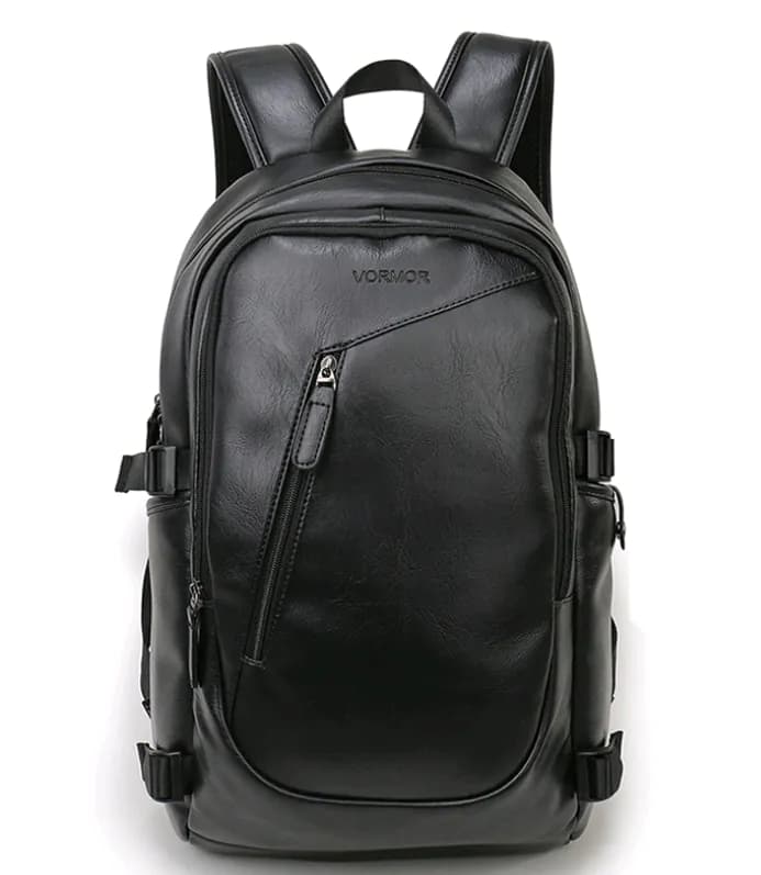 image-PU Casual Travel Laptop Backpack For Men And Women