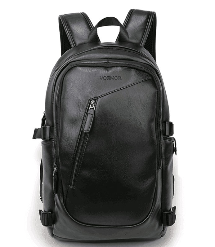image-PU Casual Travel Laptop Backpack For Men And Women