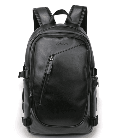 image-PU Casual Travel Laptop Backpack For Men And Women